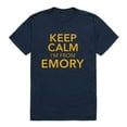 thumbnail image 1 of Emory University Keep Calm Short Sleeve T-Shirt, Navy - Large, 1 of 1