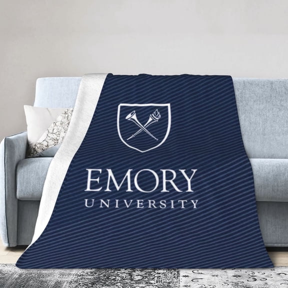 Emory University Ultra-Soft Micro Fleece Blanket Multi-Size Flannel Blanket