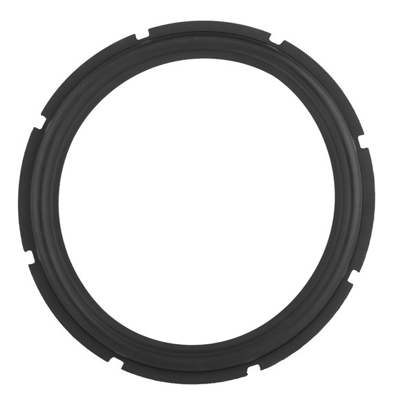 Emoshayoga 12inch Speaker Rubber Surround Edge, Loudspeaker Surrounds, Universal Perforated Rubber Edge Rings Replacement for Speaker Repair