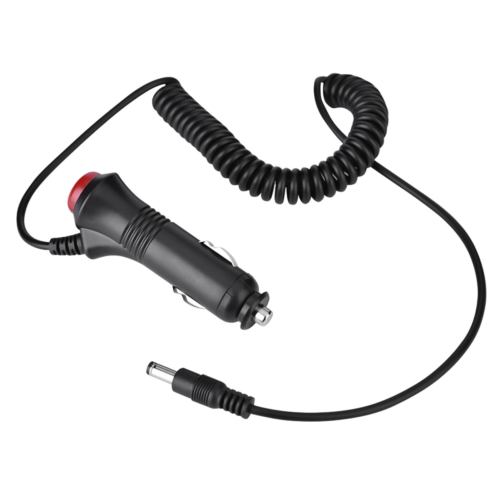 Emoshayoga Cable de extensin para Encendedor de Cigarrillos, Cable Adaptador de Resorte de Enchufe Macho de 2M 12V para Cargador de Coche