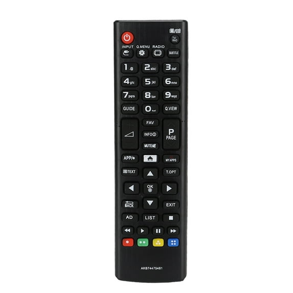 Alupre ABS Material Shell TV Television Remote Control compatible with LG AKB74475481 Powered by Battery