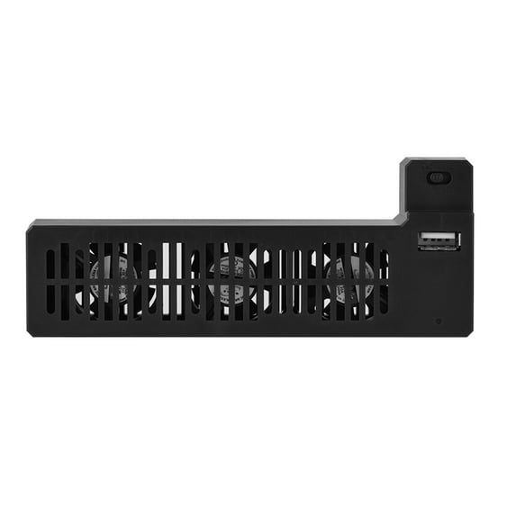 Emoshayoga Cooling Fan for XBOX ONE, USB External Cooling Fan, Portable Heat Reducing Cooling Fan Side Mounted for XBOX ONE X Game Console
