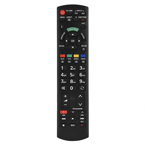 Emoshayoga Mando a Distancia Universal para TV, Controlador de televisin, Accesorio de Repuesto para N2QAYB000487, Color Negro
