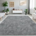 thumbnail image 1 of Qunler Large Area Rugs, 8ft x 10ft Non Slip Low-Profile Shag Rug for Layered Decor, Easy Store Modern Minimalist Area Rug for Living Room Bedroom, Gray, 1 of 7