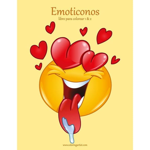 Emoticonos Emoticonos libro para colorear 1 & 2, (Paperback)