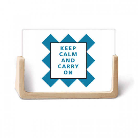 Emotion Maintaining Proverb Words Photo Wooden Photo Frame Tabletop Display