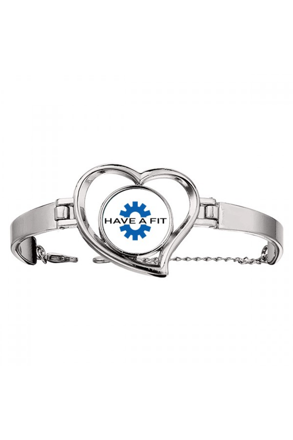 Emotional Attempts Dress Negatively Bracelet Heart Jewelry Wire Bangle