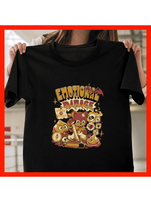 Emotional Damage Meme Internet Culture Viral Comedy Humor Unisex T-Shirt, S-3XL