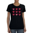 thumbnail image 1 of Emotional Heart Shaped T-Shirt Women -GoatDeals Designs, Female Medium, 1 of 4