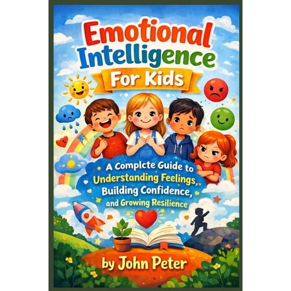 Emotional Intelligence for Kids: A Complete Guide to Understanding Feelings, Building Confidence, and Growing Resilience, (Paperback)