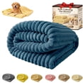 thumbnail image 1 of Emotional Support Blanket Yellow, Security Blanket, Calming Dog Blanket, Rabbit Hair Plush, Designed for Pets, Soft and Comfortable for Indoors Sofa, Kennel&nbsp;(Blue,70*100cm), 1 of 8