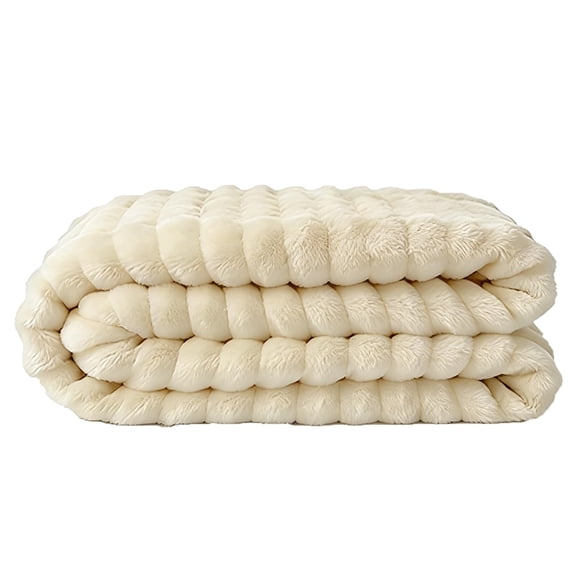 Emotional Support Blanket Yellow, Security Calming Dog Blanket, Rabbit Hair Plush Soft for Indoors Sofa Kennel
