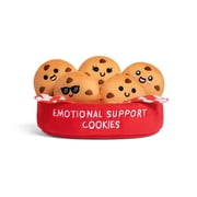 Emotional Support Pals Cookies, 5 Food Cookie Plush Toys with Carrying Basket