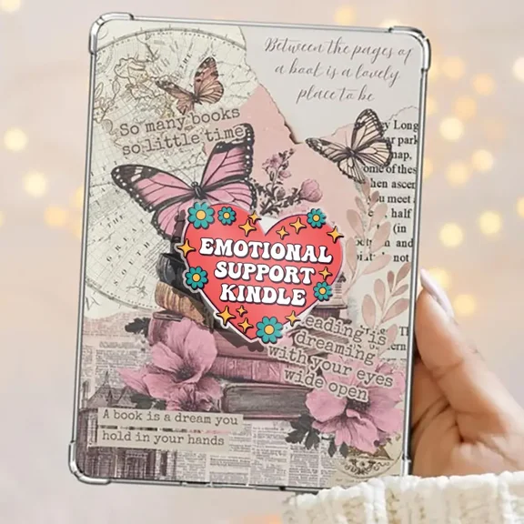 Emotional Support Cute Red Heart Magnetic Grip Book Lover Cute Bookish Accessories Phone Holder Phone Grip Phone Grip Magnetic Pop Phone Grip Phone Grip