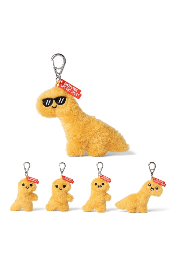 Dino Nugget Plush Keychain Bag Charm