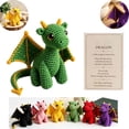 thumbnail image 1 of Emotional Support Dragon Pocket Buddy, Cute Dragon Plush Stuffed Animals with Encouragement Card, Anxiety Relief Desk Decor, Fantasy Gift for Students & Adults (Green), 1 of 6