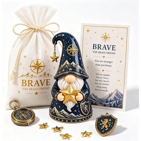 Emotional Support Gnome Collection - Multi-Occasion Mini Decor For Tiered Trays, daily mood boosting motivational gnome set, flexible valentine easter thanksgiving home accent piece