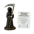 thumbnail image 1 of Emotional Support Grim Reaper Ornament With Sickle And Stern Design, Rustic Craft Hides Hidden Power, Quiet Companion For Desk And Home Decor, 1 of 6