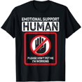 thumbnail image 1 of Emotional Support Human Halloween Costume Do Not Pet Me T-Shirt, 1 of 4