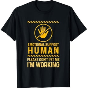 t-shirt Emotional Support-Human Halloween Costume Do Not Pet Me T-Shirt.