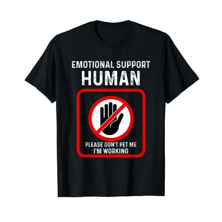 Emotional Support-Human Halloween Costume Do Not Pet Me T-Shirt