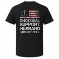 thumbnail image 1 of Emotional Support Husband Graphic T-Shirt, Unisex Classic Fit Tee, 1 of 6