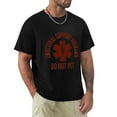 thumbnail image 1 of Emotional Support Husband Hip Men's Cotton Short Sleeve HD Print Tee for Casual T-Shirt Crew Neck Top Black XL, 1 of 7