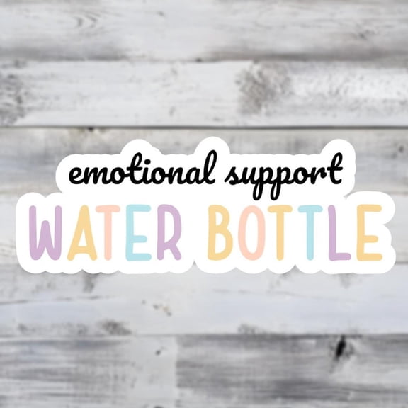 Emotional Support Minimalist Your Sticker