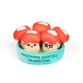 thumbnail interactive-video image 1 of Emotional Support Mushrooms, 5 Food Plush Toys with Carrying Basket by Emotional Support Pals, Valentine Gifts for Friends, 1 of 10