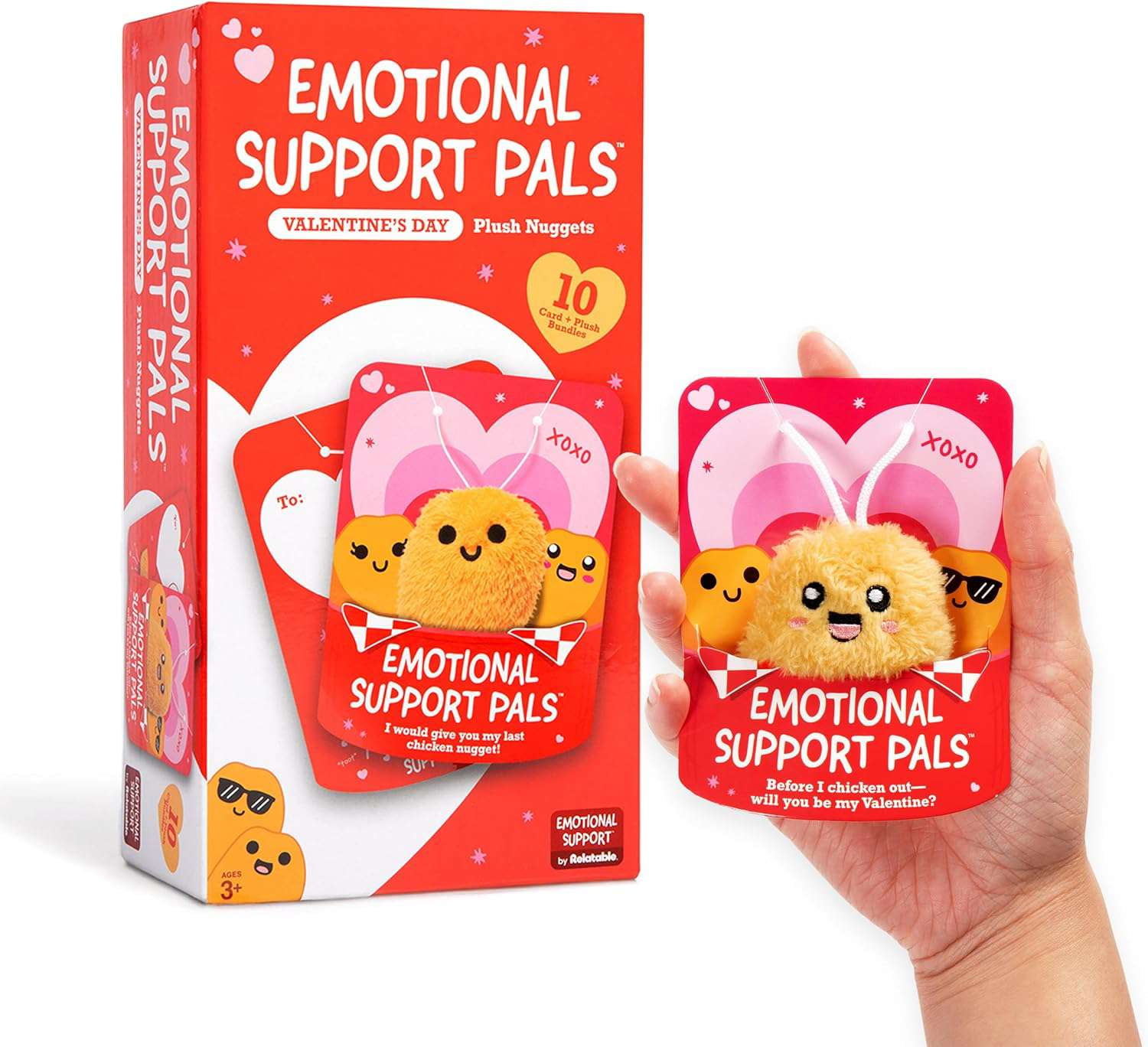 Emotional Support Pals Plush 10-Packs Only $14.99 on Amazon or Walmart.com (Non-Candy Valentine
