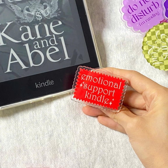 Emotional Support Phone Grip, Funny Reader , Emotional Support , Trendy Gift, Sarcastic Gift, Booktok Gift Idea
