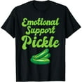 thumbnail image 1 of Emotional Support Pickle Humanity Kindness Supportive T-Shirt100% cotton, 1 of 5
