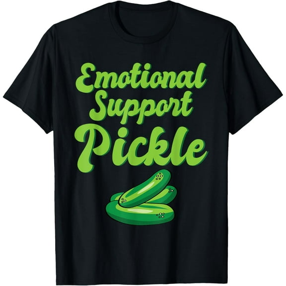 Emotional Support Pickle Humanity Kindness Supportive T-Shirt100% cotton