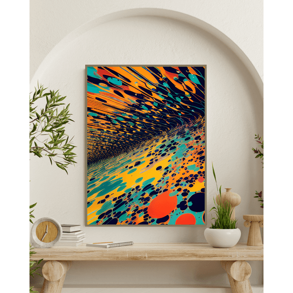 Emotional Symphony - Abstract Expressionism Canvas Wall Art