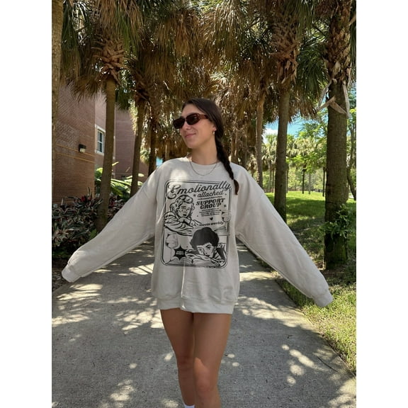 Emotionally Attached To Fictional Characters | Bookish Sweatshirt Morally Grey Fantasy Romance Reader Gift Hoodie Enemies To Lovers Bookworm