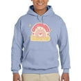 thumbnail image 1 of Emotionally Exhausted Frog Hoodie Men -Smartprints Designs, Male XX-Large, 1 of 4