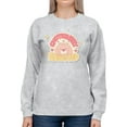thumbnail image 1 of Emotionally Exhausted Frog Sweatshirt Women -Smartprints Designs, Female Small, 1 of 4