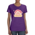 thumbnail image 1 of Emotionally Exhausted Frog T-Shirt Women -Smartprints Designs, Female Medium, 1 of 4