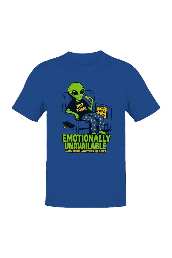 Emotionally Unavailable Alien Vibes Men's T-shirt