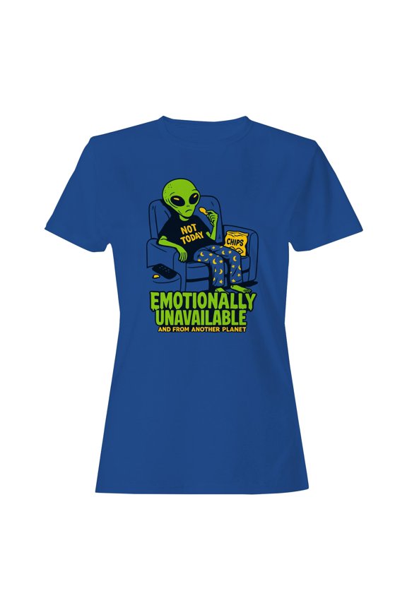 Emotionally Unavailable Alien Vibes Women's T-shirt