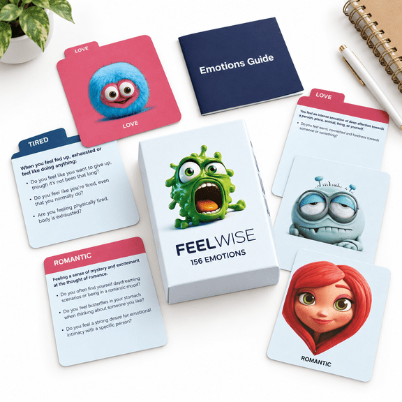 Emotions Only Deck Medium 156 Card Emotional Intelligence Game