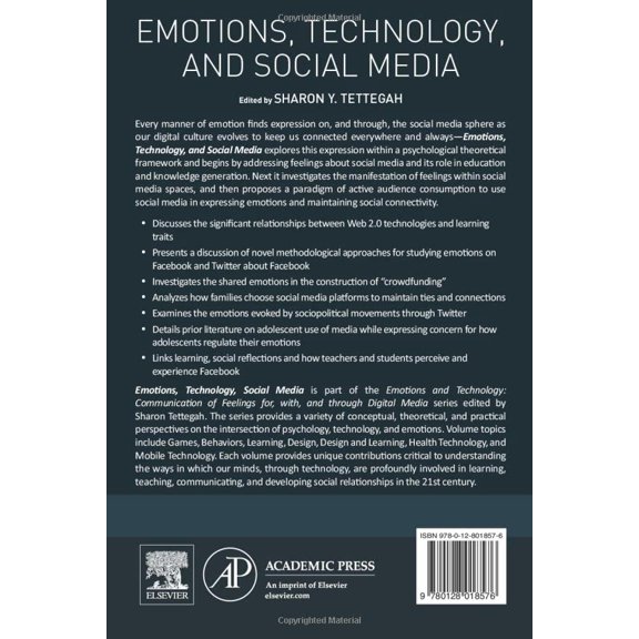 Pre-Owned Emotions and Technology Emotions, Technology, and Social Media, (Paperback)