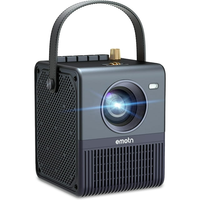 Emotn H1 Mini Projector, Native 1080P, 250 ANSI Lumen, Android 9.0 ...