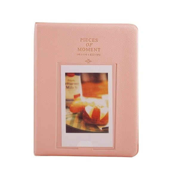 Emovendo Fujifilm Instax Mini Film Photo Album Polaroid Mini Pocket Size Album 64 Pockets Pink
