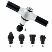 Emovendo Professional Percussion Massage Gun with 5 Heads and 3 Speeds for Full Body