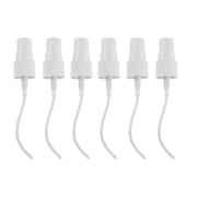 Emovendo Replacement White Fine Mist Spray Head with Cap Spray Top for Glass Bottle Container Pack of 12
