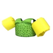 Emovendo Swim Vest Arm Bands Swim Training Adjustable One Size, Yellow and Green