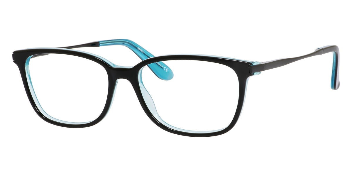 Emozioni 4044 Full Rim Rectangular Black Turquoise Palladium  display picture 2