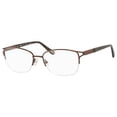 thumbnail image 1 of Emozioni 4377 009Q 00 Women's Brown Half Rim Frame Eyeglasses, 1 of 2