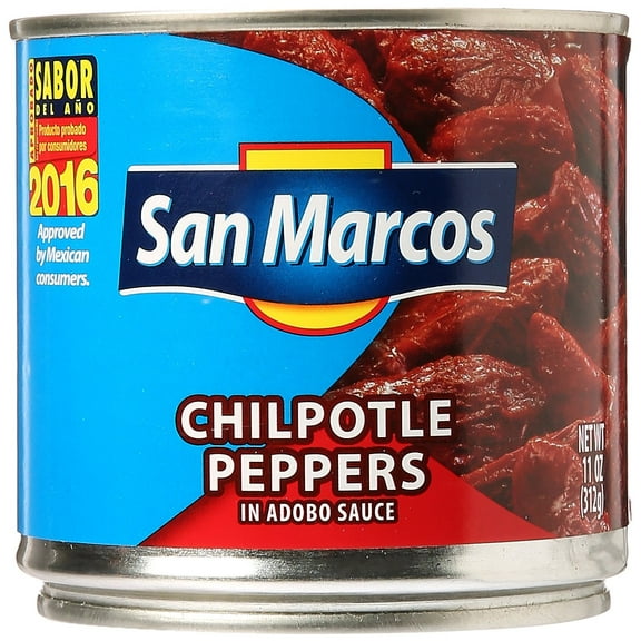 Empacadora San Marcos Chipotle Peppers in Adobo Sauce  11 Oz (Pack of 18)